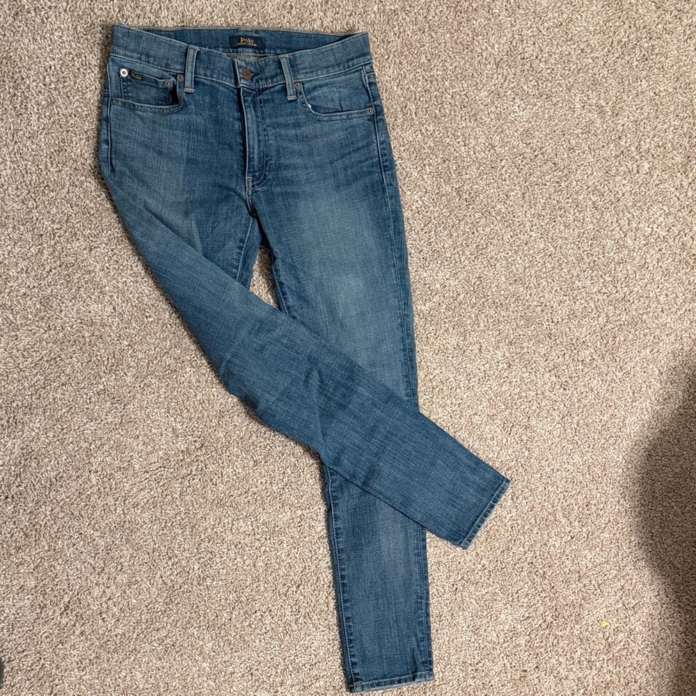 Polo by Ralph Lauren Women's Skinny Blue Jeans